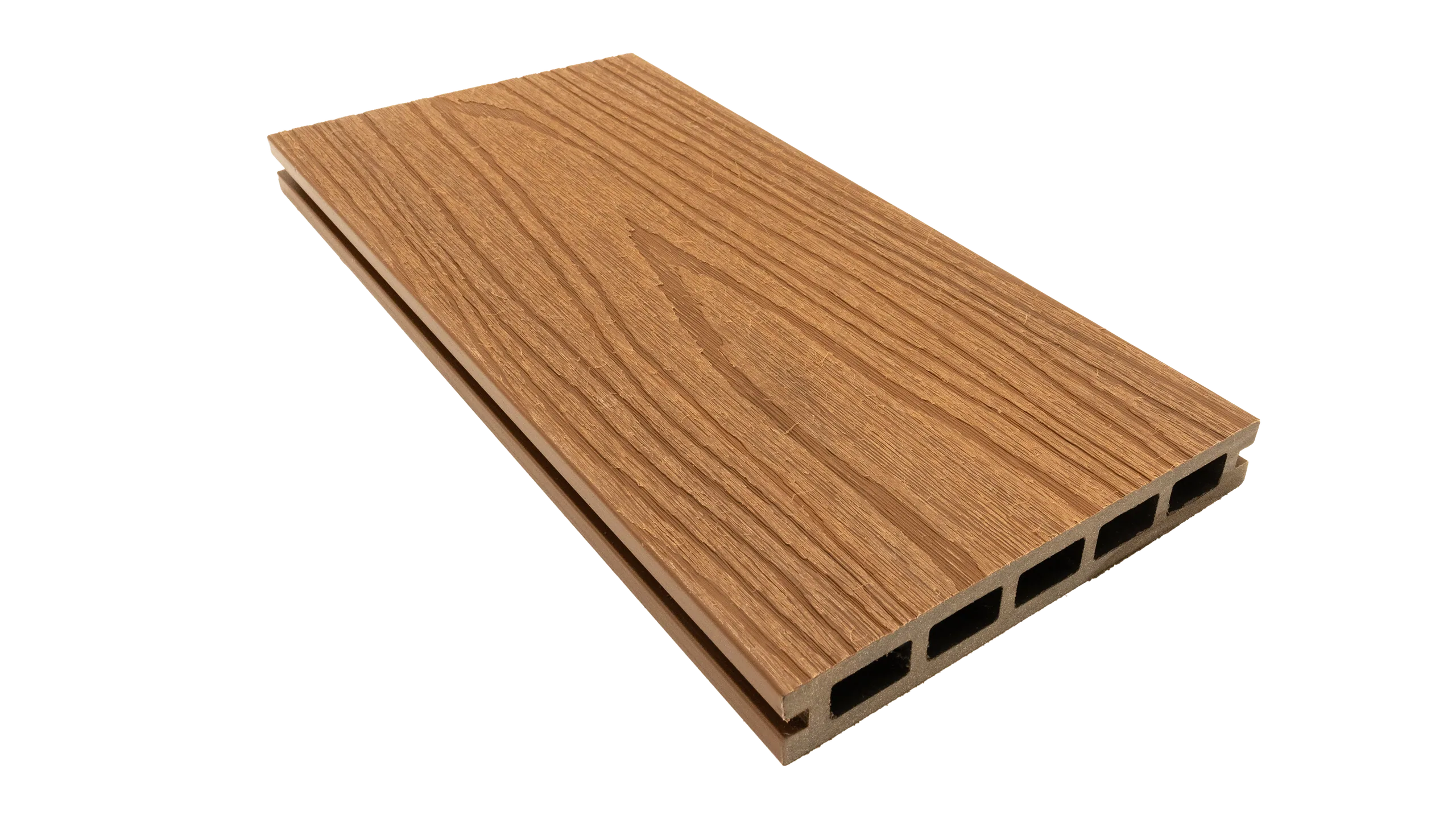 Deck Coextruido WPC A41 Teka Cepillado/Veteado